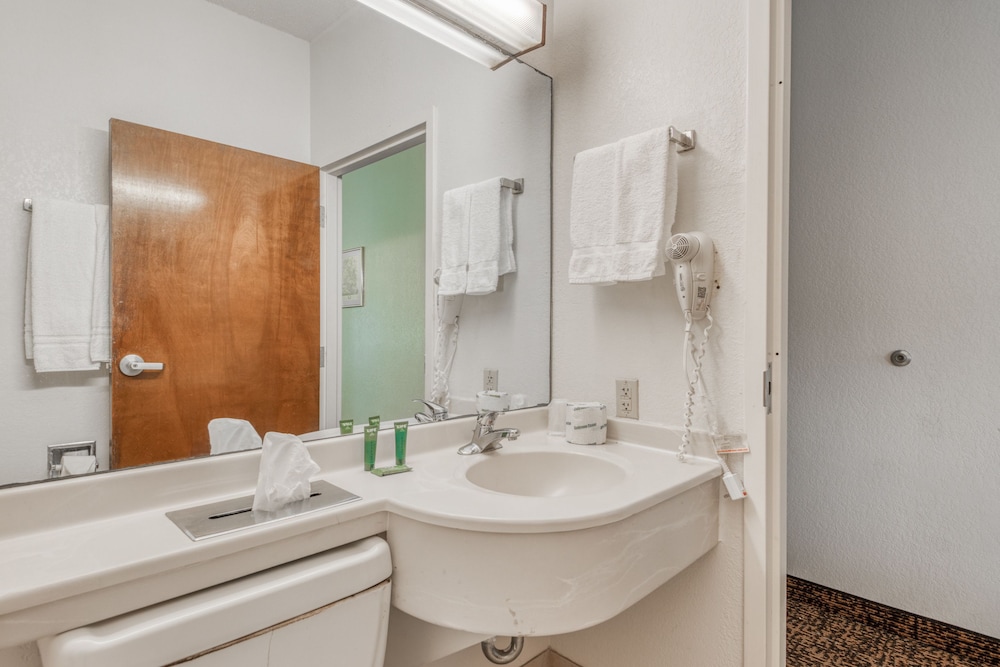 Bathroom sink, Trident Inn & Suites, Baton Rouge