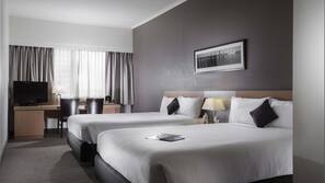In-room safe, desk, iron/ironing board, free cribs/infant beds