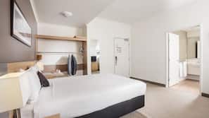 In-room safe, desk, iron/ironing board, free cribs/infant beds
