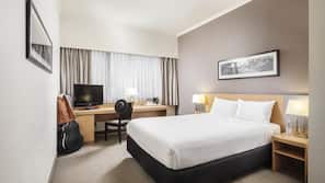 In-room safe, desk, iron/ironing board, free cribs/infant beds