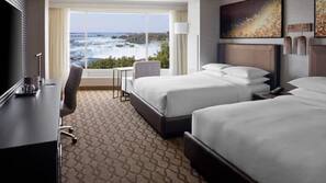 1 bedroom, premium bedding, pillowtop beds, desk