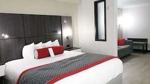 Premium bedding, in-room safe, desk, blackout drapes