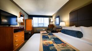 Premium bedding, iron/ironing board, free cribs/infant beds, free WiFi
