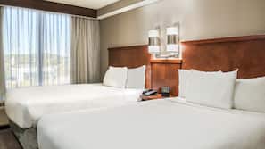 Premium bedding, down comforters, in-room safe, desk