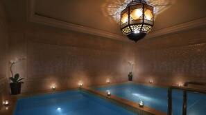 Indoor spa bath