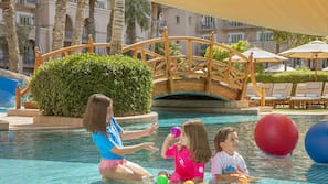 6 outdoor pools, pool cabanas (surcharge), pool umbrellas