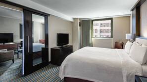 Premium bedding, down duvet, pillow top beds, in-room safe