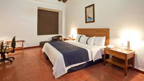 Ropa de cama de alta calidad, minibar, caja fuerte y escritorio