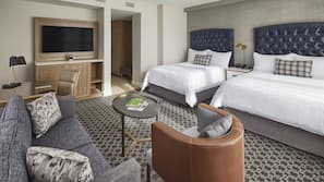 Premium bedding, pillowtop beds, in-room safe, individually decorated