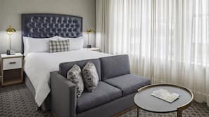 Premium bedding, pillowtop beds, in-room safe, individually decorated