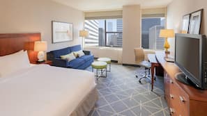 Premium bedding, pillowtop beds, in-room safe, desk