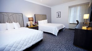 In-room safe, desk, laptop workspace, blackout drapes