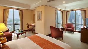 Minibar, in-room safe, desk, blackout curtains