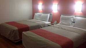 Blackout drapes, free WiFi, linens
