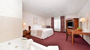 Desk, iron/ironing board, free WiFi, alarm clocks