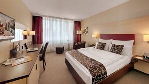 Premium bedding, minibar, in-room safe, desk