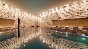 Indoor pool, outdoor pool