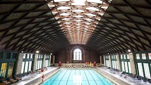 Indoor pool, seasonal outdoor pool