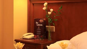 Biancheria da letto di alta qualità, minibar, una cassaforte in camera
