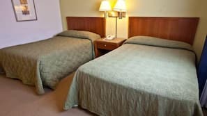 Desk, blackout drapes, iron/ironing board, free WiFi