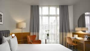 Premium bedding, minibar, in-room safe, soundproofing