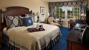 Premium bedding, down comforters, minibar, in-room safe