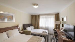 In-room safe, desk, blackout curtains, iron/ironing board
