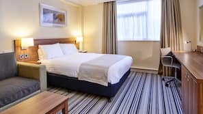 In-room safe, desk, blackout curtains, iron/ironing board