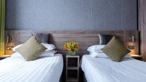 In-room safe, desk, blackout curtains, iron/ironing board