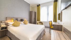 In-room safe, desk, blackout curtains, iron/ironing board