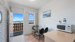 Desk, blackout curtains, iron/ironing board, free WiFi
