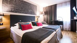In-room safe, desk, laptop workspace, iron/ironing board