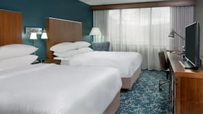 Premium bedding, pillow top beds, in-room safe, individually furnished