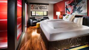 Premium bedding, down duvet, pillow top beds, in-room safe