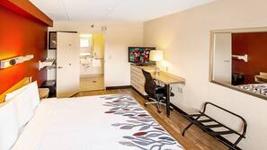 Free cribs/infant beds, free WiFi, bed sheets, alarm clocks