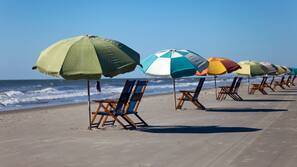 On the beach