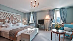 Premium bedding, free minibar, in-room safe, individually decorated