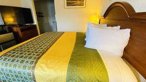 Iron/ironing board, free WiFi, alarm clocks