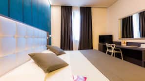 Literie de qualité supérieure, couette en duvet d'oie, minibar