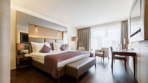 Bettwäsche aus ägyptischer Baumwolle, hochwertige Bettwaren, Minibar