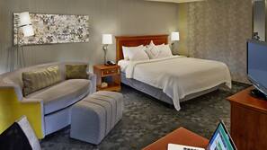 Hypo-allergenic bedding, desk, iron/ironing board, rollaway beds