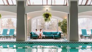 Indoor pool, outdoor pool