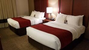 Premium bedding, desk, iron/ironing board, WiFi