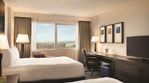 Premium bedding, pillowtop beds, in-room safe, desk