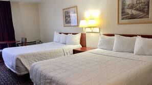 Desk, blackout drapes, iron/ironing board, free WiFi