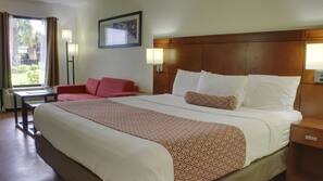 Desk, blackout curtains, iron/ironing board, free WiFi