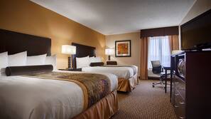 In-room safe, desk, iron/ironing board, rollaway beds
