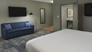 In-room safe, desk, blackout curtains, iron/ironing board
