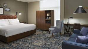 In-room safe, desk, blackout curtains, iron/ironing board