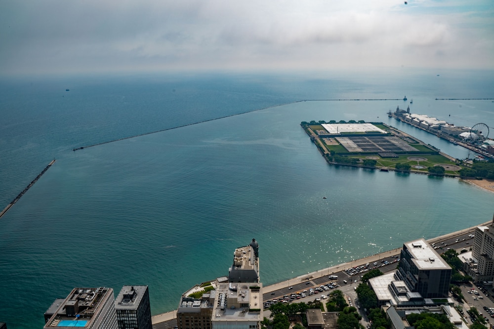 Aerial view, The Ritz-Carlton, Chicago